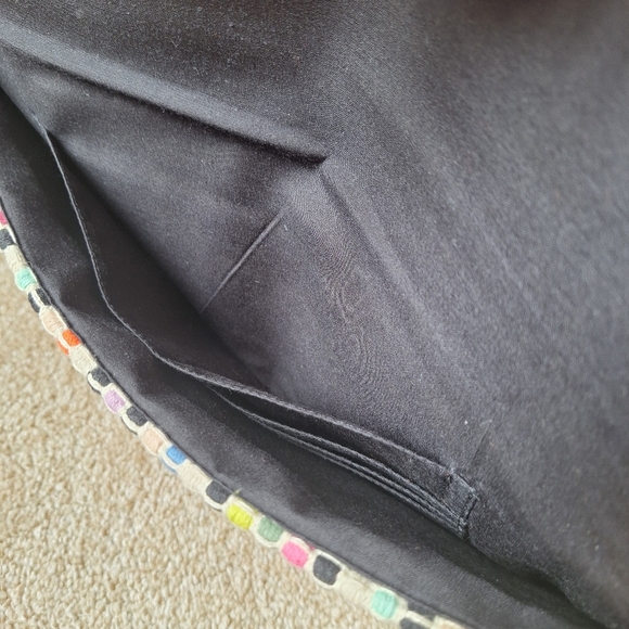 Stella & Dot Taj Bohemian Multicolored Fringe Clutch - Picture 5 of 6